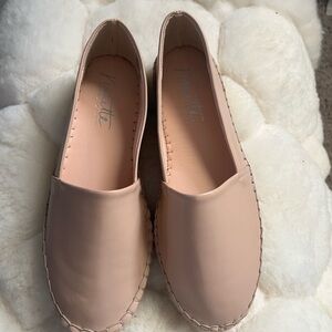 Nanette Lepore Blush Pink Loafers